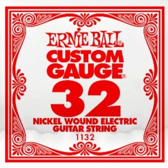 ERNIE BALL E1132 .032 Nickel Wound Electric Guitar String