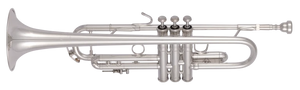 Bach 180S43R Stradivarius Pro Bb Trumpet, Silver-plated, 43 Bell, Reverse Tuning