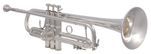 Bach 180S43R Stradivarius Pro Bb Trumpet, Silver-plated, 43 Bell, Reverse Tuning