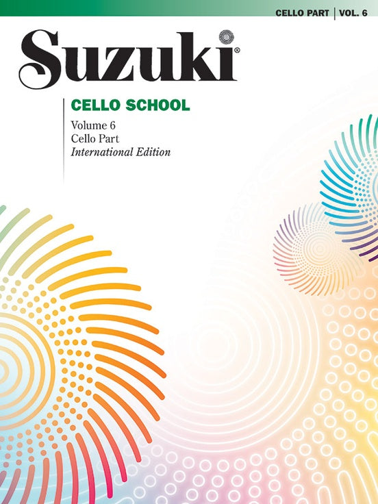 ALFRED 000268S Suzuki Cello School, Volume 6 [Cello]