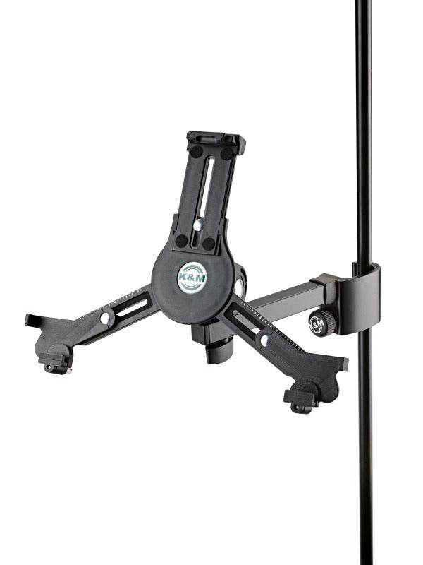 K & M 19791 Universal Tablet Holder w/ Clamp-On Mount - Ray's Midbell Music