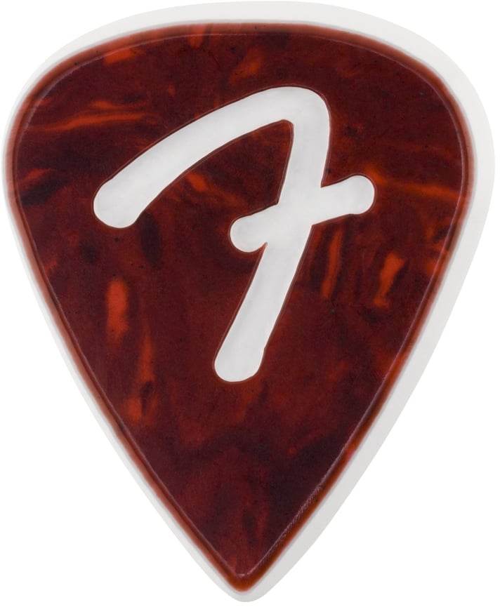 FENDER 1984351300 F Grip 351 Guitar Picks, Shell Design, 3 Pack - Ray's Midbell Music