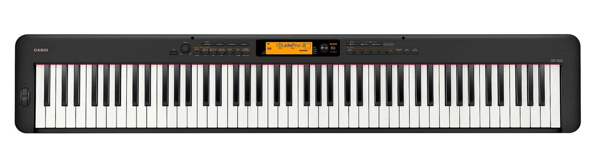 CASIO CDPS360BK Compact Digital Piano (Black) - Ray's Midbell Music