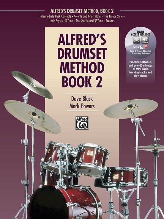 ALFRED 0044649 Alfred's Drumset Method, Book 2 w/ CD - Ray's Midbell Music