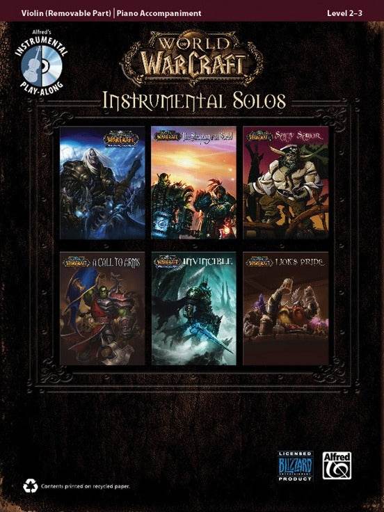 ALFRED 0036650 World of Warcraft Instrumental Solos for Strings [Violin] - Ray's Midbell Music