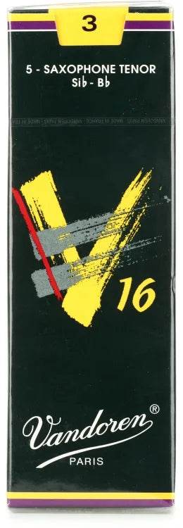 VANDOREN V16 SR723 #3 Tenor Sax Reeds, Box of 5 - Ray's Midbell Music