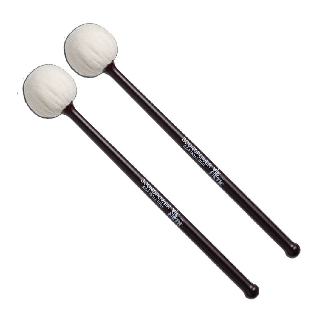 VIC FIRTH BD7 Rollers Concert Bass Drum Mallets - Ray's Midbell Music