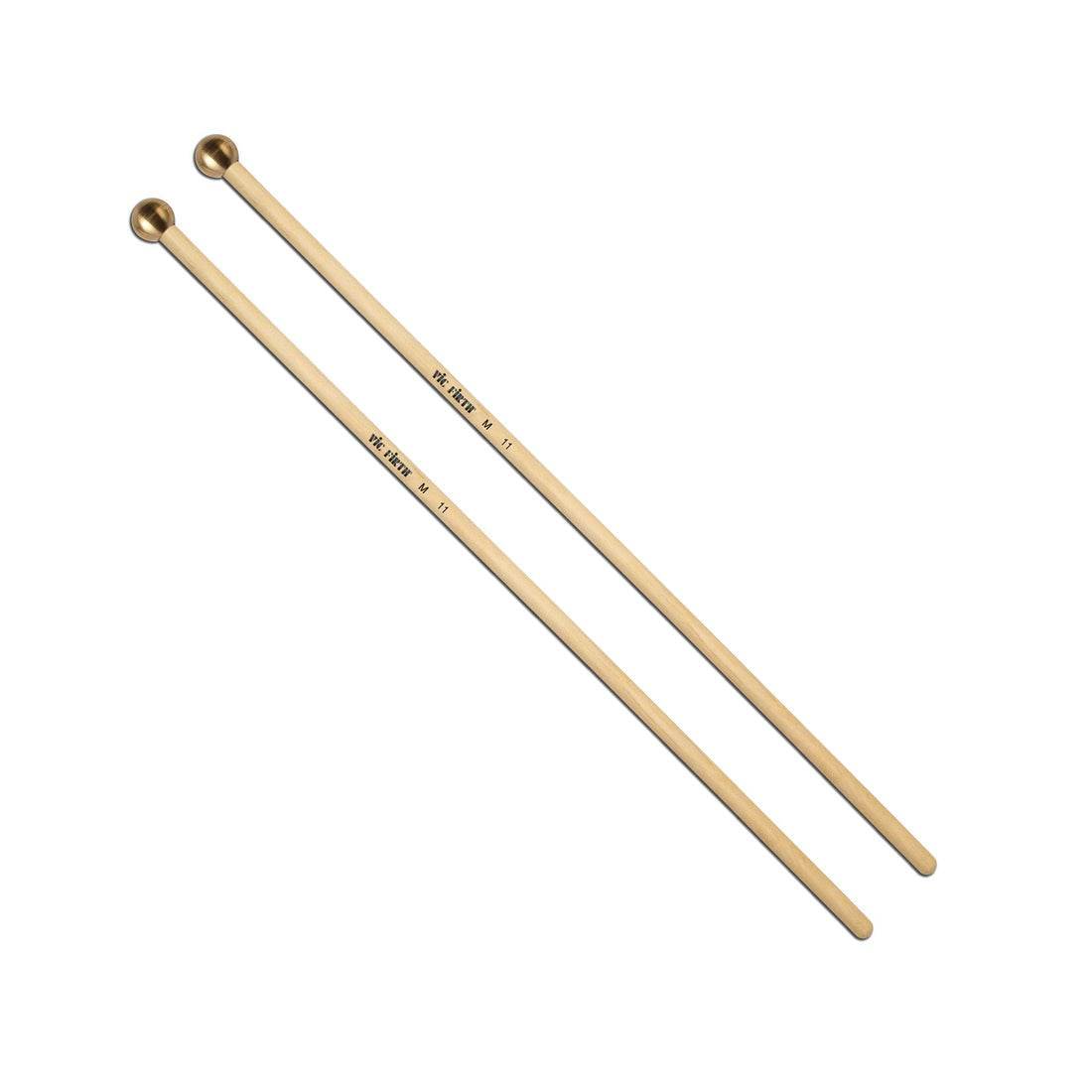 VIC FIRTH M11 American Custom Keyboard - Brass Mallets (Pair) - Ray's Midbell Music