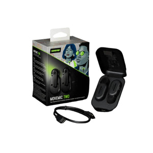 SHURE MVTWOZ7 Two Move Mics w/ Charging Case - Ray's Midbell Music