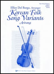 KJOS SO167C Korean Folk Song Variants, String Orchestra