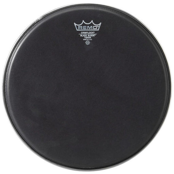 REMO ES0812MP 12" Ebony Suede Emporer Crimplock Head