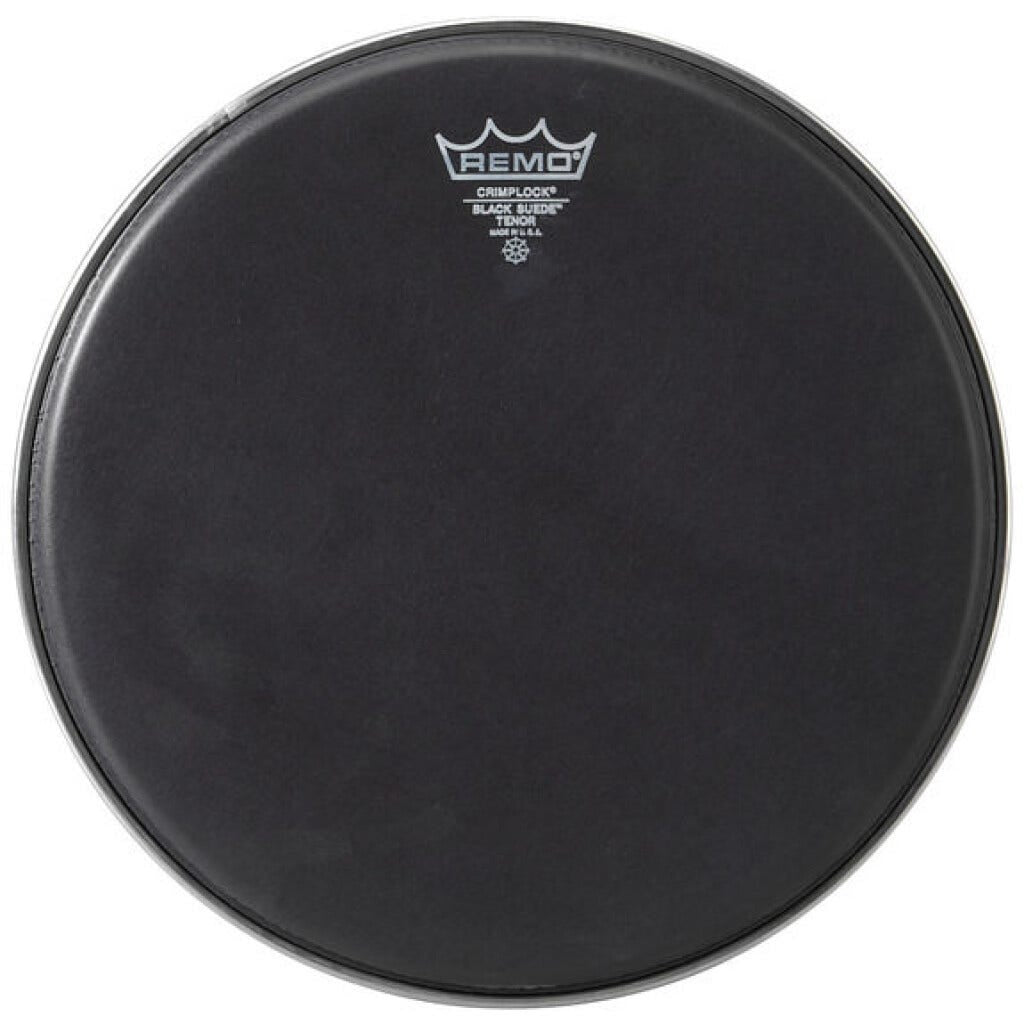 REMO ES0808MP 8" Ebony Suede Emporer Crimplock Head