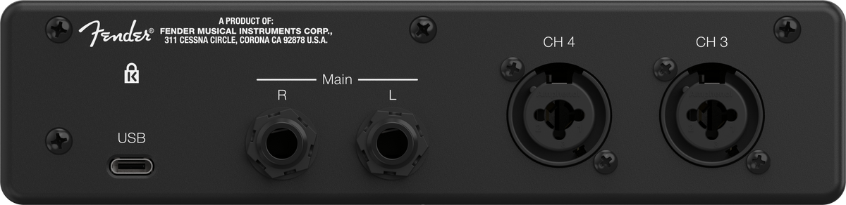FENDER 2777700613 Quantum LT 4 USB-C Audio Interface