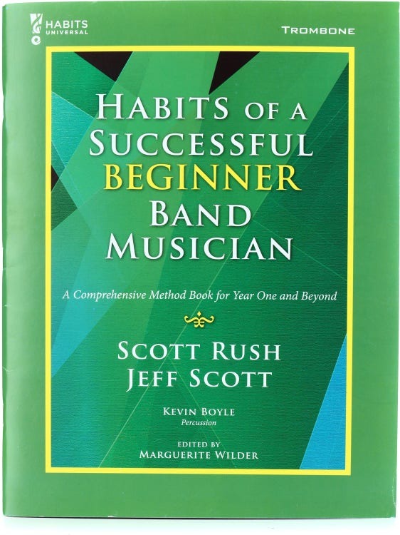 GIA PUBLISHER G10171 Habits of a Successful Beginner Band Student , Trombone