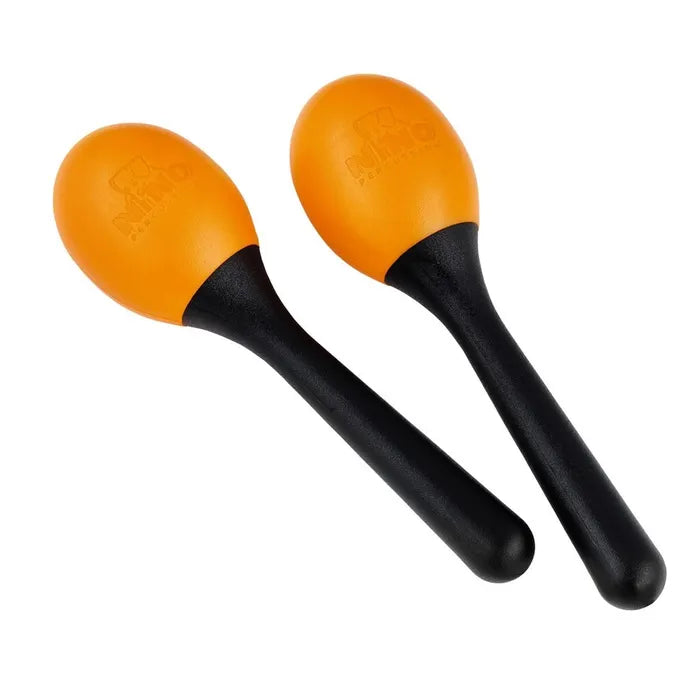NINO PERCUSSION NINO569OR Small Egg Maracas, Orange