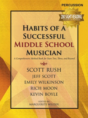 GIA PUBLISHER G9157 Habits of a Successful Middle School Musician, Percussion