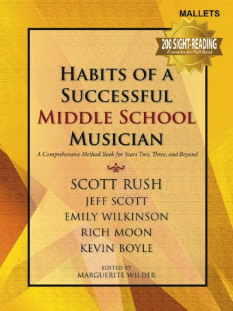 GIA PUBLISHER G9156 Habits of a Successful Middle School Musician, Mallets