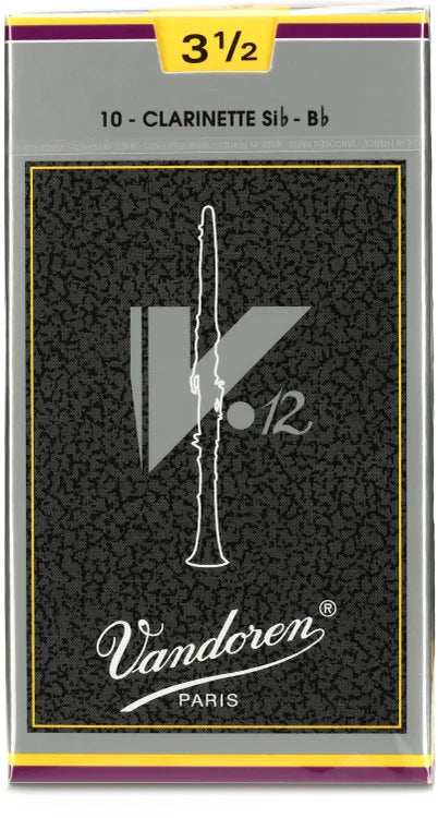 VANDOREN V12 CR1935 #3.5 Clarinet Reeds, Box of 10