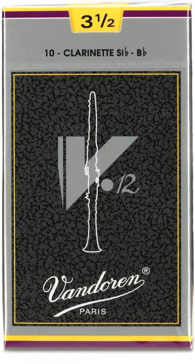 VANDOREN V12 CR1935 #3.5 Clarinet Reeds, Box of 10 - Ray's Midbell Music