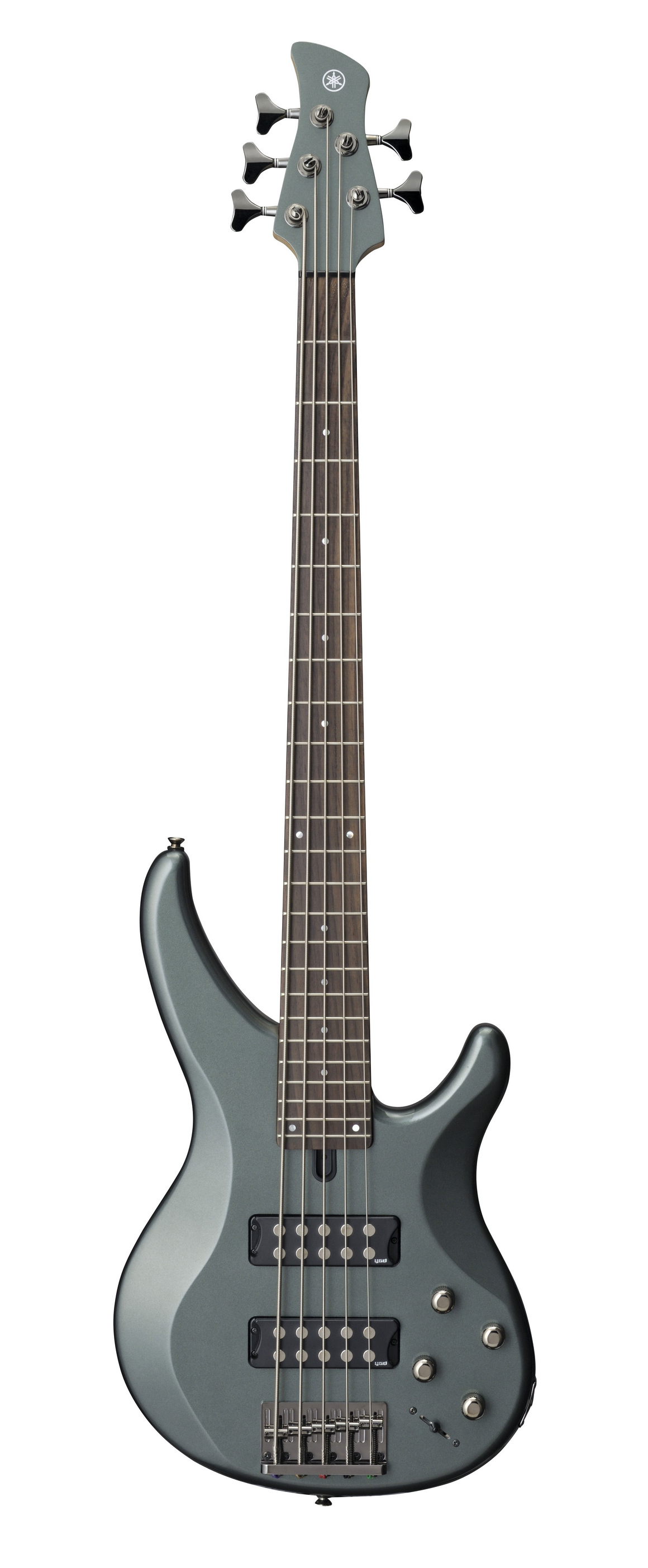 YAMAHA TRBX305MGR 5-String Bass with Solid Mahogany Body, Maple/Mahogany Neck, Rosewood Fingerboard, 2 Humbucking Pickups, Active Electronics, Mist Green