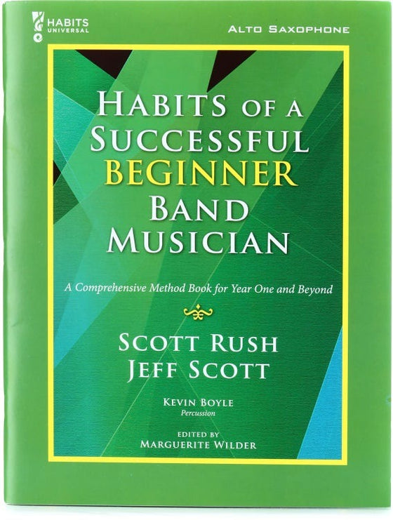 GIA PUBLISHER G10166 Habits of a Successful Beginner Band Student , Alto Saxophone