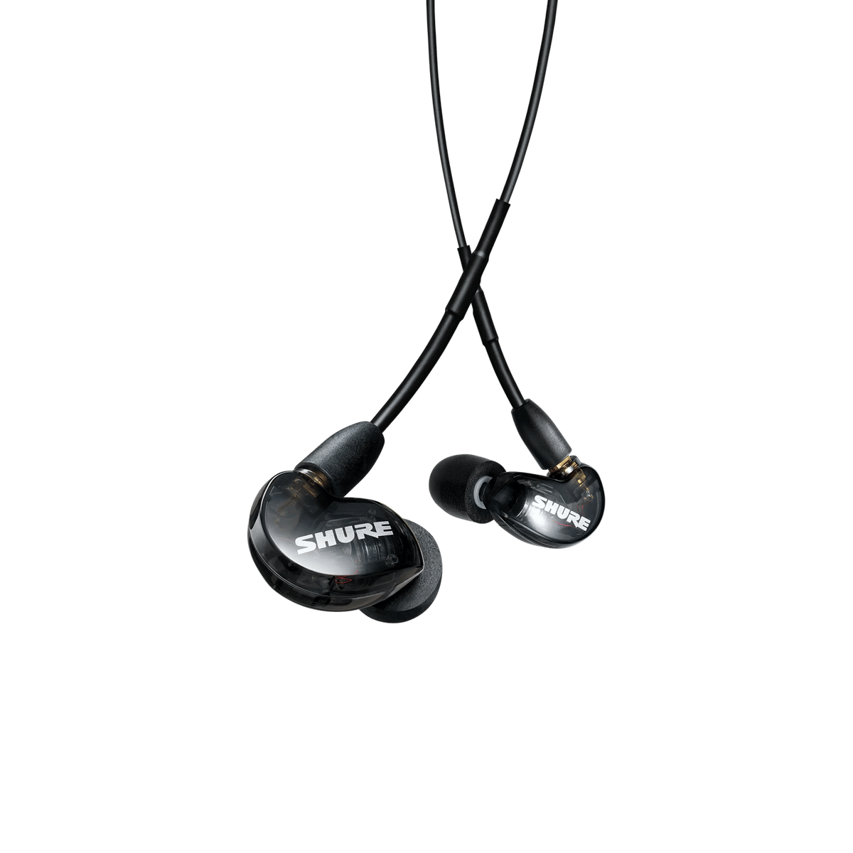 SHURE SE215-K Sound Isolating Earphones w/ Dynamic MicroDriver & Detachable Cable (Black)