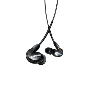 SHURE SE215-K Sound Isolating Earphones w/ Dynamic MicroDriver & Detachable Cable (Black)