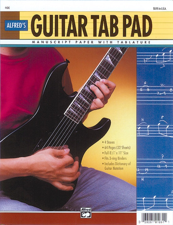 ALFRED 004400 Guitar Tab Paper