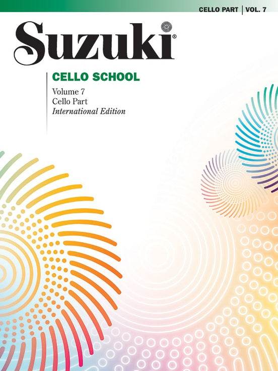 ALFRED 000360S Suzuki Cello School Cello Part, Volume 7 (Revised) - Ray's Midbell Music