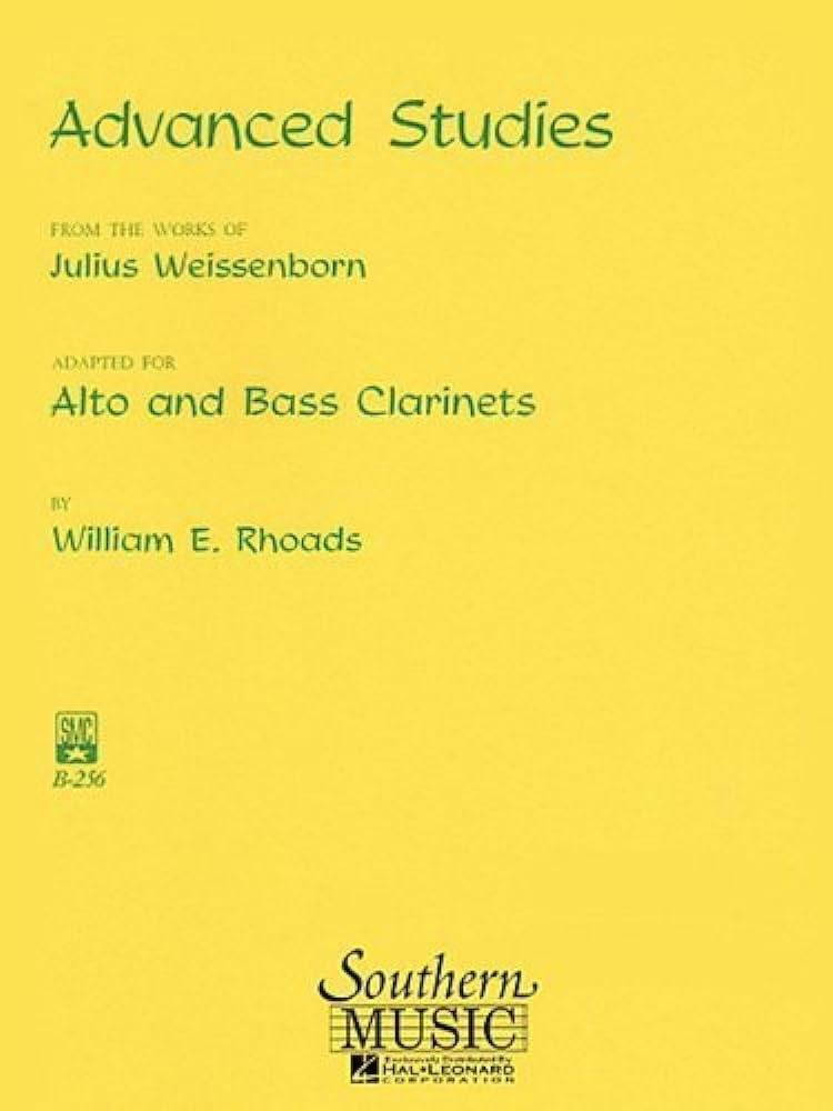 SOUTHERN PUB B256 Advanced Studies for Alto & Bass Clarinet - Ray's Midbell Music