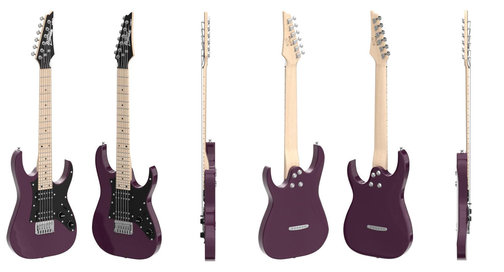Ibanez GRGM21MMPL Mikro Series Double Cut Electric Guitar (Metallic Purple)