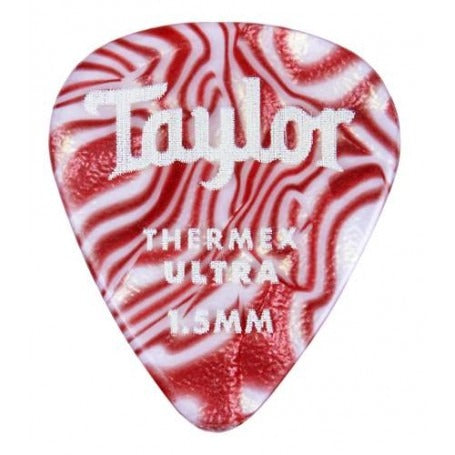 Taylor 70712 Premium Darktone 351 Thermex Ultra Picks, Ruby Swirl, 1.5mm, 6-Pack