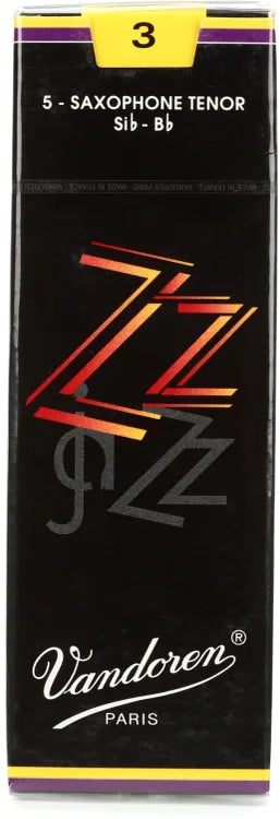 VANDOREN ZZ SR423 #3 Tenor Sax Reeds, Box of 5