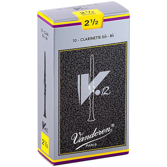 VANDOREN V12 CR1925 #2.5 Clarinet Reeds, Box of 10