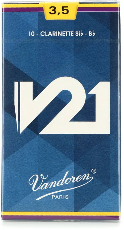 VANDOREN V21 CR8035 #3.5 Clarinet Reeds, Box of 10