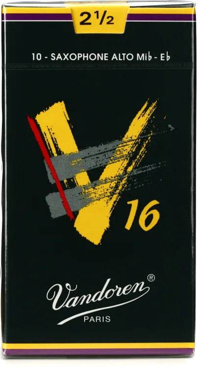 VANDOREN V16 SR7025 #2.5 Alto Sax Reeds, Box of 10 - Ray's Midbell Music