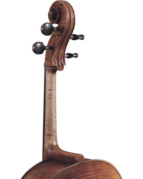 MAPLE LEAF MLS513C44EUIIOFT 4/4 Craftsman Collection Noble Philip II European Model Cello Outfit w/ Elite Moonlight Gray Bag & Savî Carbon Bow
