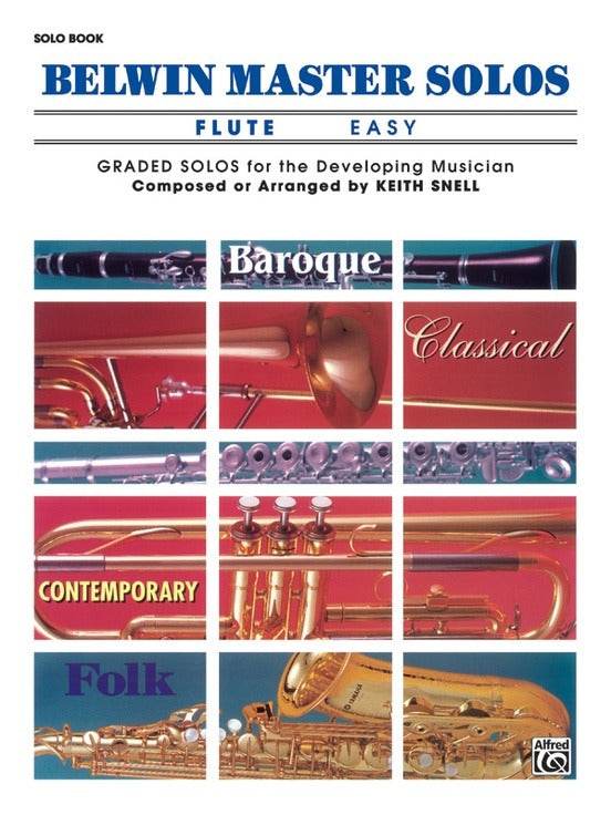 ALFRED 00EL03404 Belwin Master Solos, Volume 1 (Flute) Easy - Ray's Midbell Music