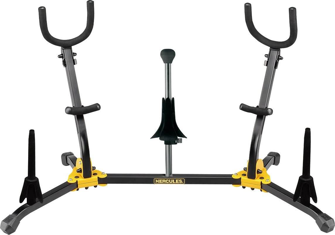 HERCULES DS538B Dual Alto / Tenor Sax & Flute / Clarinet Stand - Ray's Midbell Music