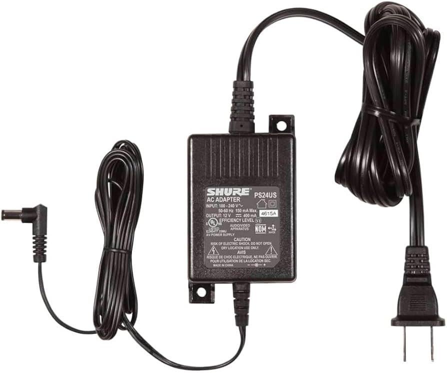 SHURE PS24US Power Supply for PGXD4/BLX4/BLX88/GLXD6/QLXD4/PSM300