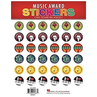 HAL LEONARD HL00296815 Music Award Stickers