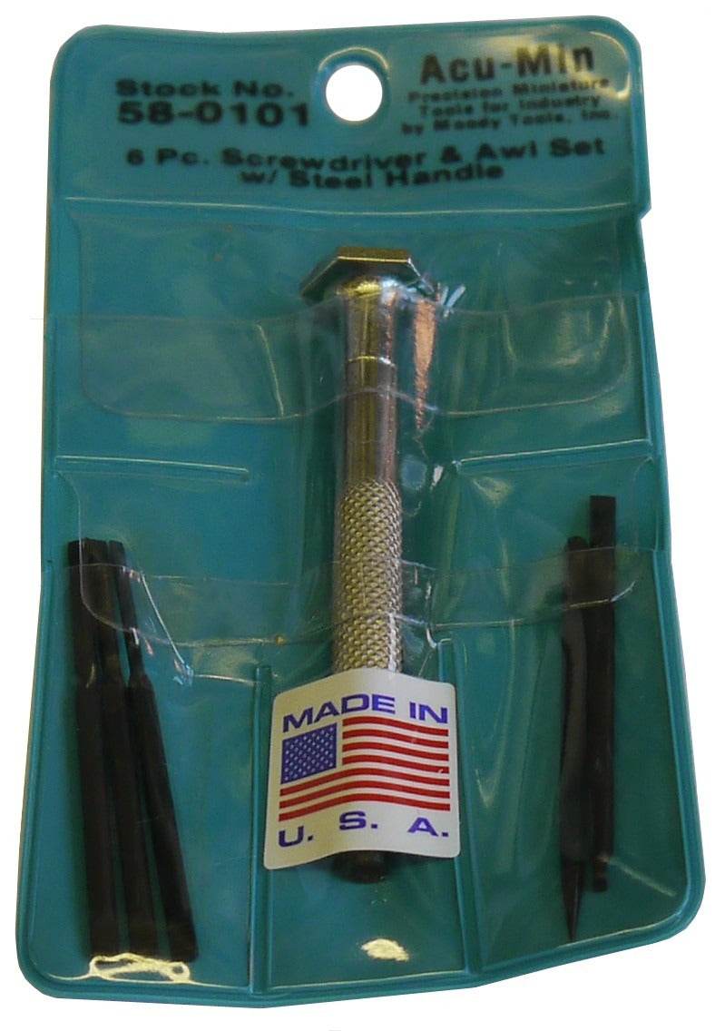 MOODY 580101 Screwdriver Set AWL - Ray's Midbell Music