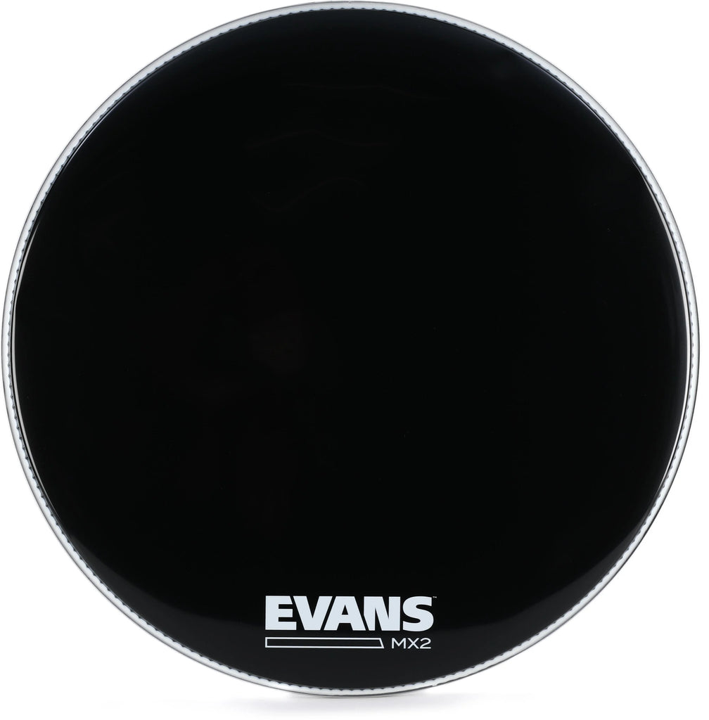 EVANS BD24MX2B 24" MX2 Black Bass Drum Head