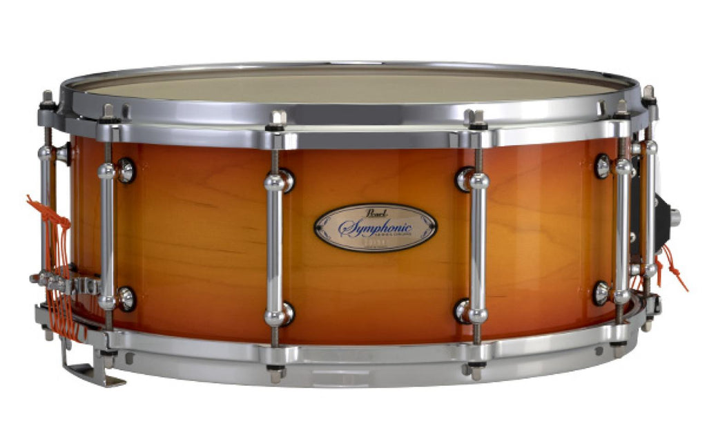 PEARL SYP1455138 14x5.5 6 ply Maple shell, Die-Cast Hoops w/Multi-Timbre Strainer (Antique Sunburst)