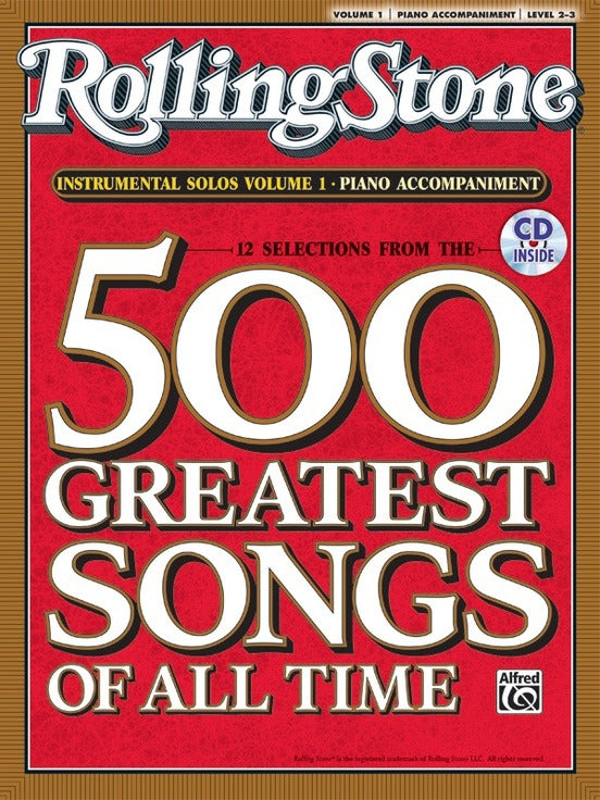 ALFRED 0030356 Selections from Rolling Stone Magazine's 500 Greatest Songs of All Time: Instrumental Solos, Volume