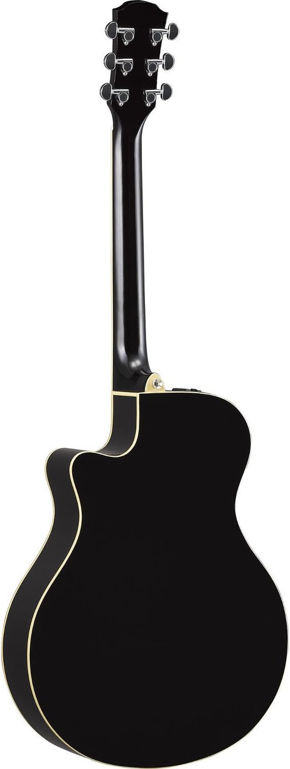 YAMAHA APX600BL APX Series Thinline Cutaway A/E Guitar (Black)