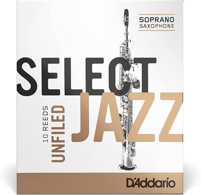 RICO JAZZ SELCT RRS10SSX3S #3S Unfiled Soprano Sax Reeds, Box of 10 - Ray's Midbell Music