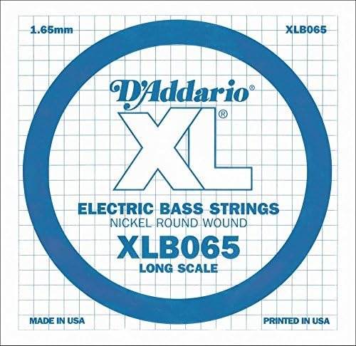 D'ADDARIO XLB065 .065 Nickel Wound Bass Guitar Single String, Long Scale - Ray's Midbell Music