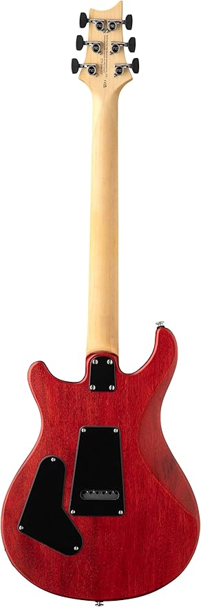 PRS 115992VC SE Series CE24 Standard Satin Double Cut Electric Guitar (Vintage Cherry Satin)