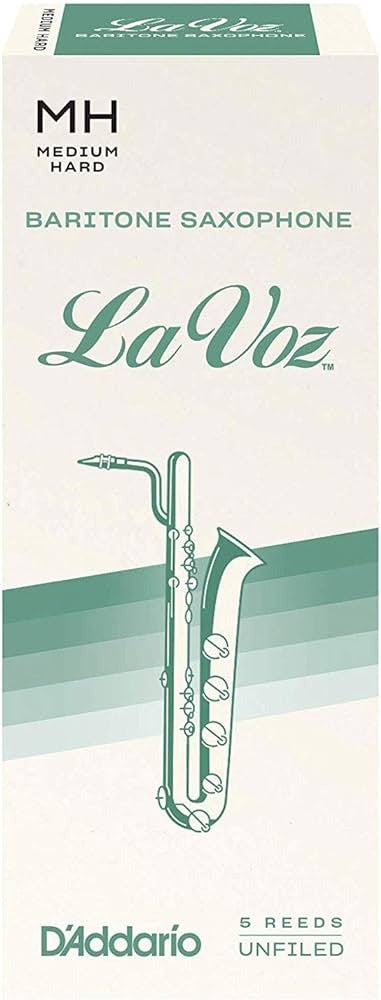 LAVOZ RLC05MH Medium Hard Bari Sax Reeds, Box of 5